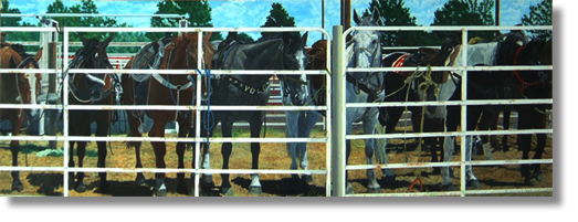 Cheyenne Remuda
oil on canvas
170 x 60 cm